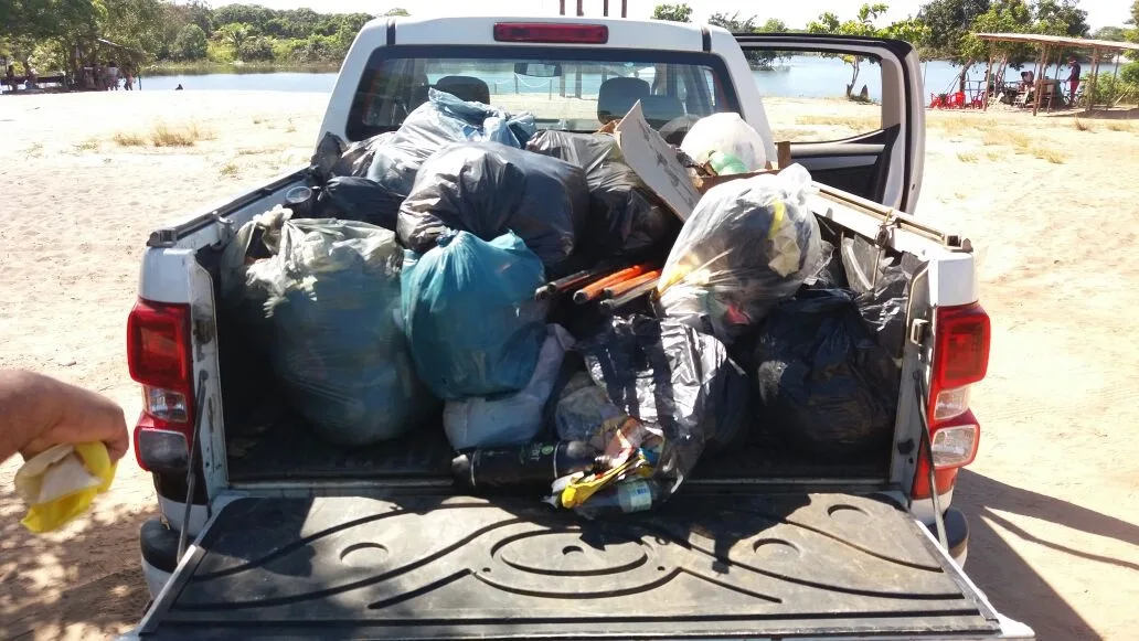 Lagoa Guannandy em Itapemirim recebe serviços de limpeza e fiscalização