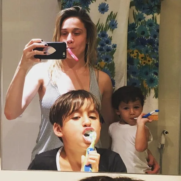 Fernanda Gentil compartilha momento íntimo com os filhos: Amores maiores desta vida