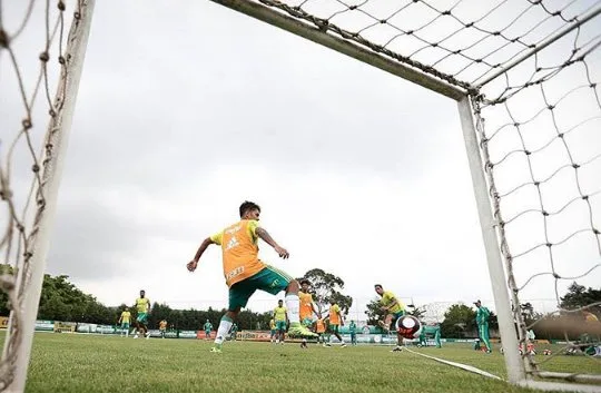 Eduardo Baptista arma Palmeiras para amistoso com Michel Bastos e sem Felipe Melo