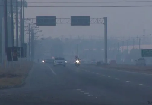 Cortina de fumaça cobre vários pontos na Grande Vitória e moradores reclamam