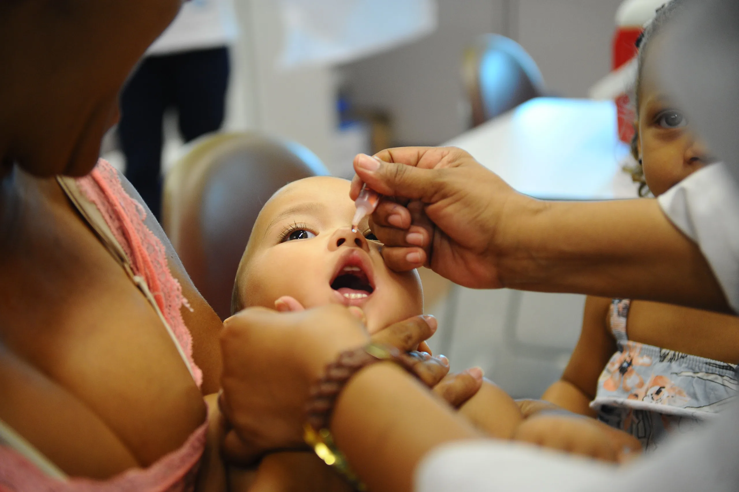 Fiocruz promove hoje (08), campanha de vacinação contra sarampo e paralisia infantil. Além da vacinação há diversas atividades educativas promovidas pela instituição (Tomaz Silva/Agência Brasil)