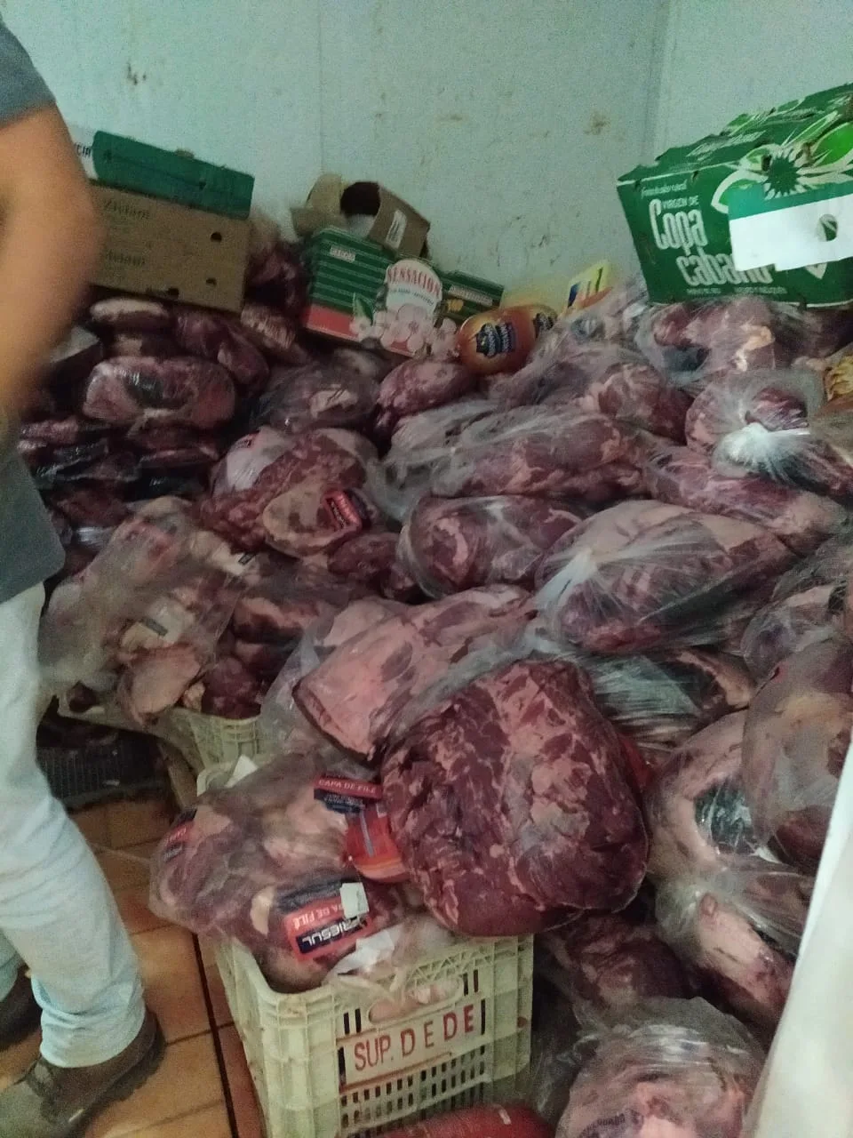 Operação conjunta apreende mais de duas toneladas de carne imprópria para consumo em Guarapari