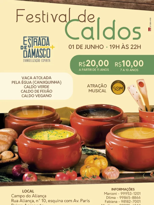 Festival de caldos movimenta o fim de semana em Guarapari