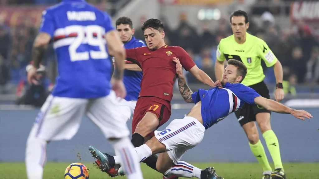 Roma desperdiça pênalti e perde em casa para a Sampdoria