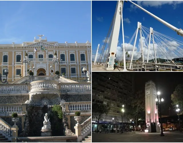 Agosto Azul: Monumentos históricos de Vitória são iluminados durante campanha