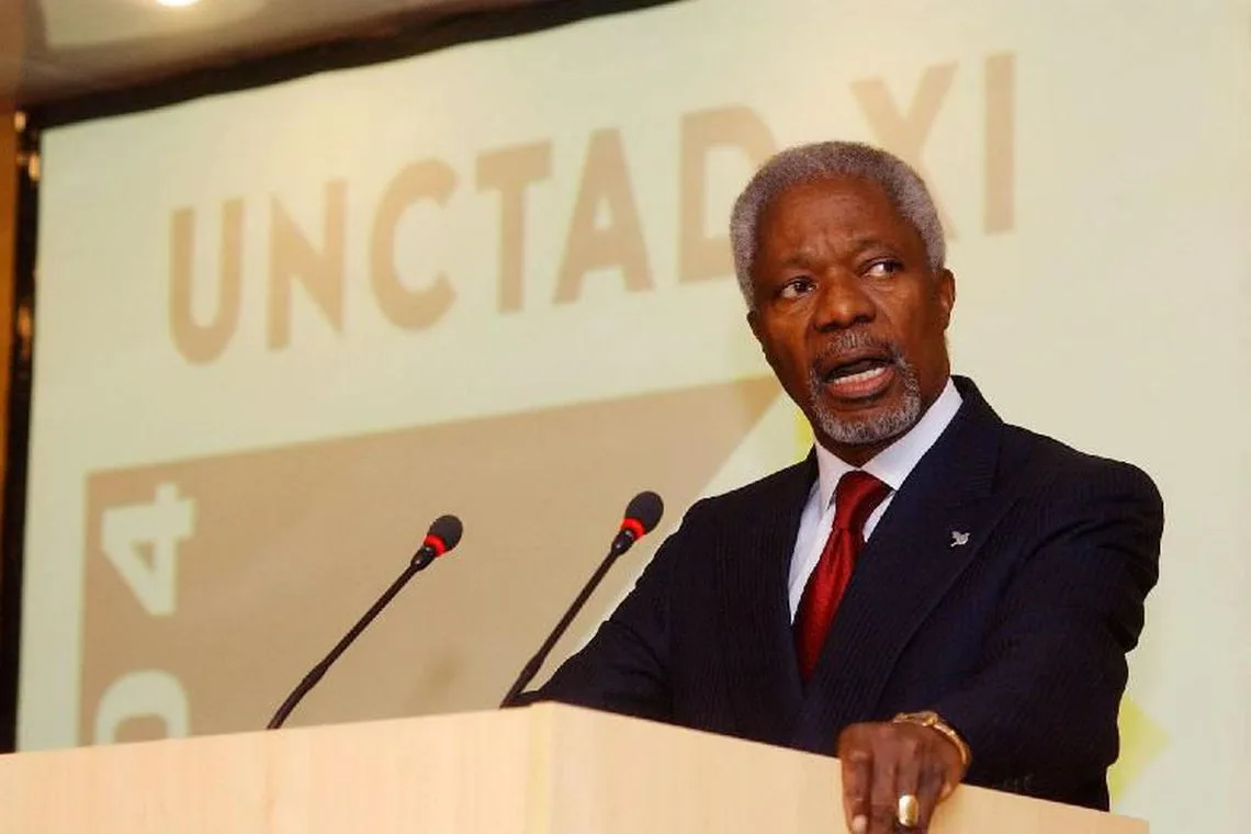 Morre Kofi Annan, ex-secretário-geral da ONU