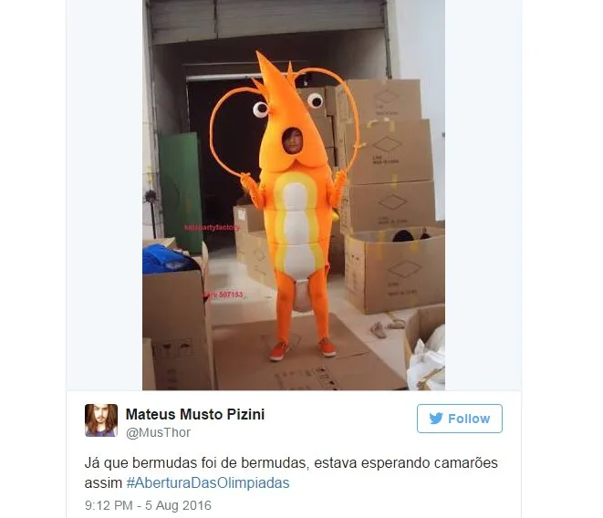 Internautas não perdoam e fazem memes com abertura dos Jogos do Rio