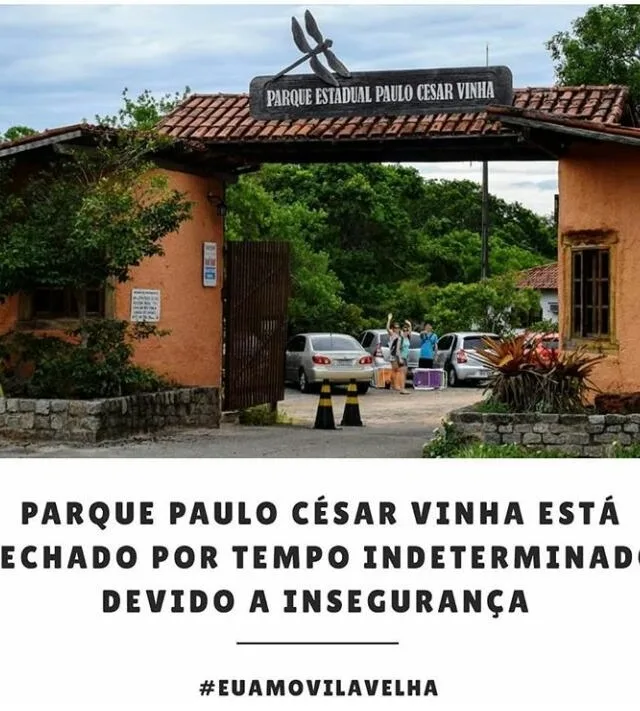 Parque Paulo César Vinha segue aberto após boato. "Fake news correm com facilidade", diz Iema