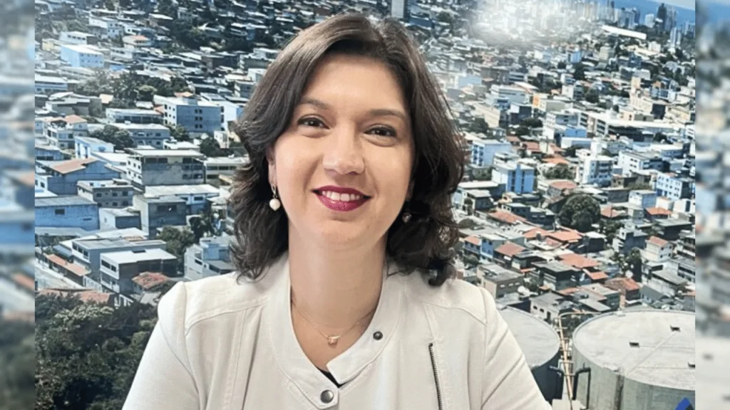 Kátia Côco, diretora de Engenharia e Meio Ambiente da Cesan