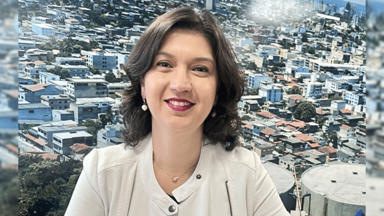 Kátia Côco, diretora de Engenharia e Meio Ambiente da Cesan