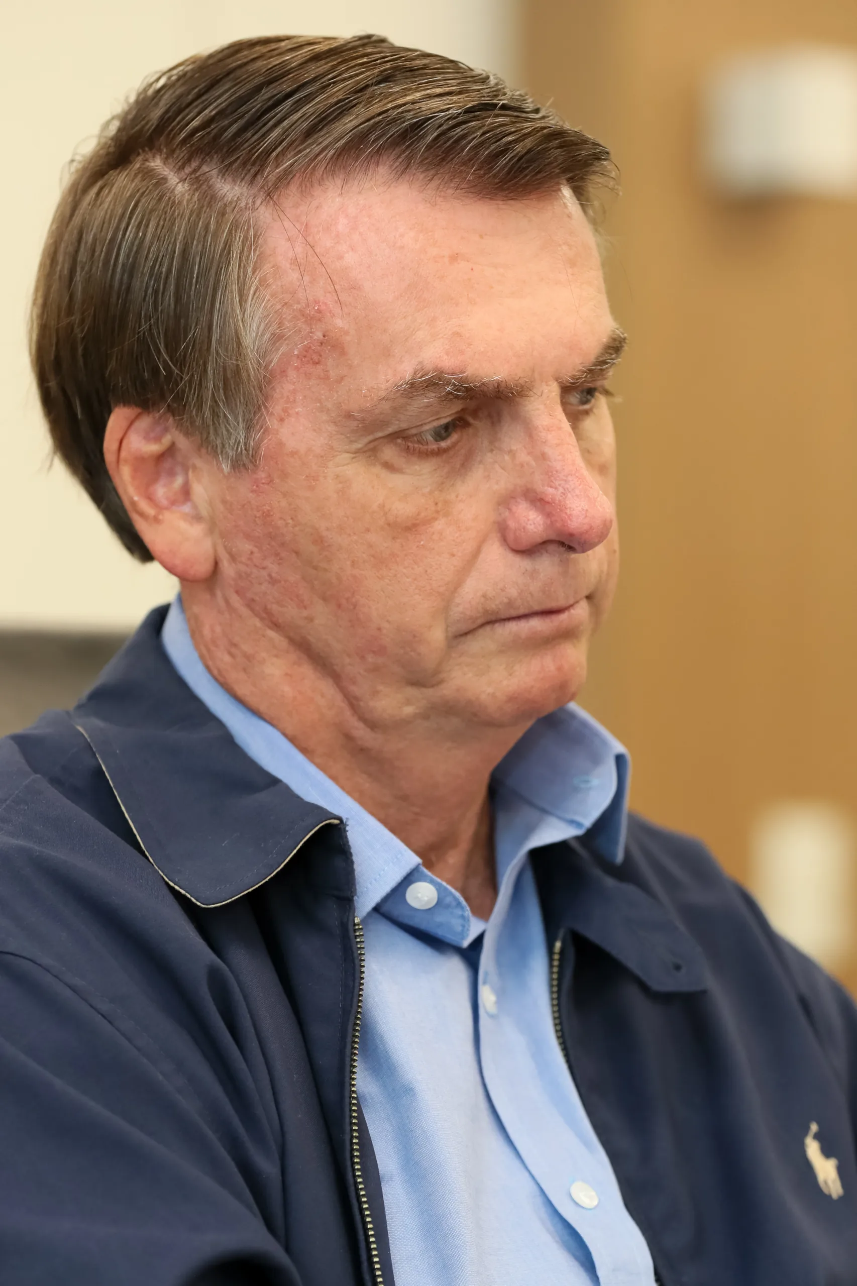 Presidente da República, Jair Bolsonaro e o Ministro da Saúde, Luiz Henrique Mandetta, durante Videoconferência com a Frente Nacional de Prefeitos – FNP.