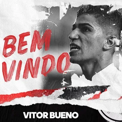 Vitor Bueno é apresentado pelo São Paulo e aposta em 'recomeço' de sua carreira