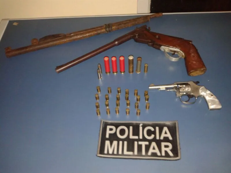 Adolescente é apreendido com armas e munições no interior do Estado