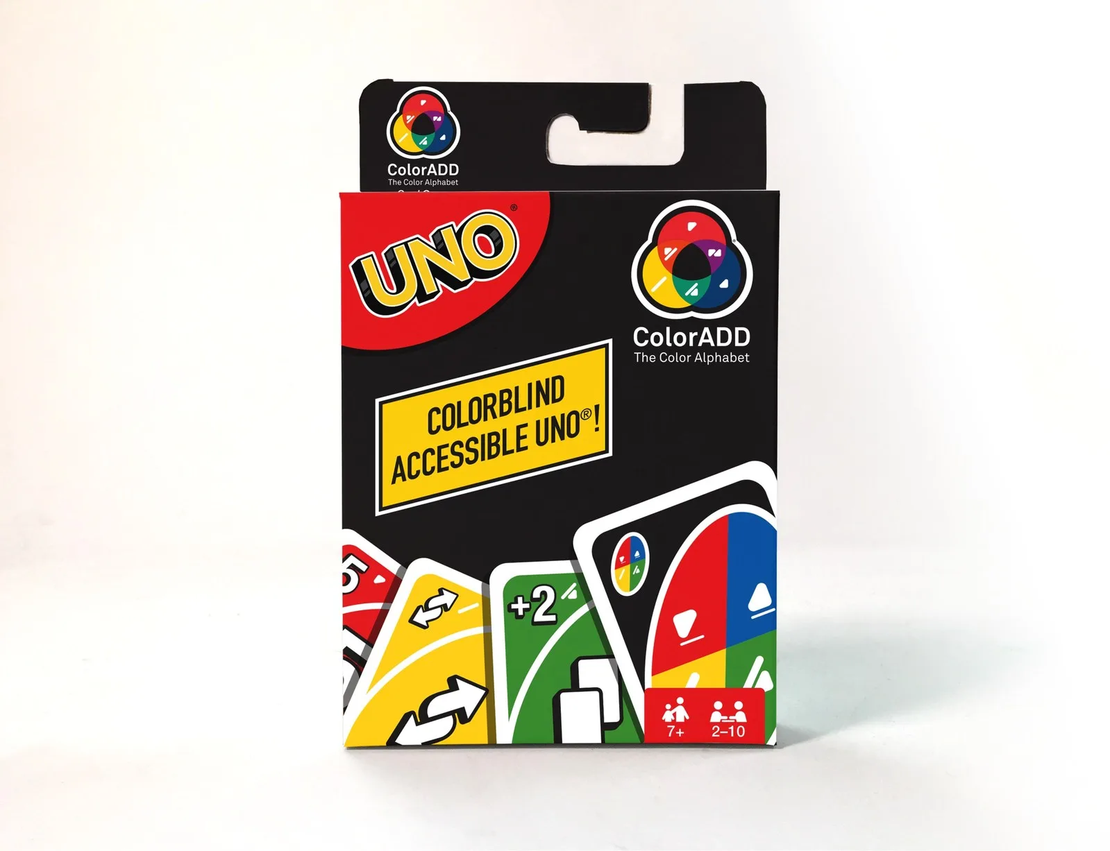 On September 6, International Colorblind Awareness Day, UNO introduced the worlds first card game for the colorblind  UNO ColorADD  extending game play to the 13 million Americans who are affected by this condition. Now available on shop.Mattel.com/UNO with an MSRP of $5.99. (PRNewsfoto/UNO)