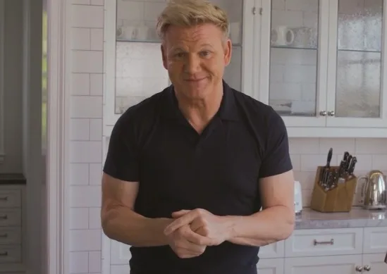 Gordon Ramsay aparece mais calmo em série