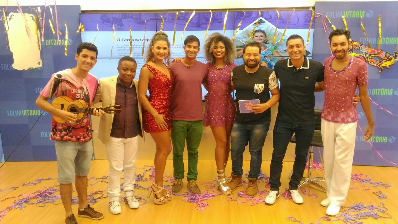 Folia Vitória: "Pega no Samba" dá show durante programa e promete brigar pelo título