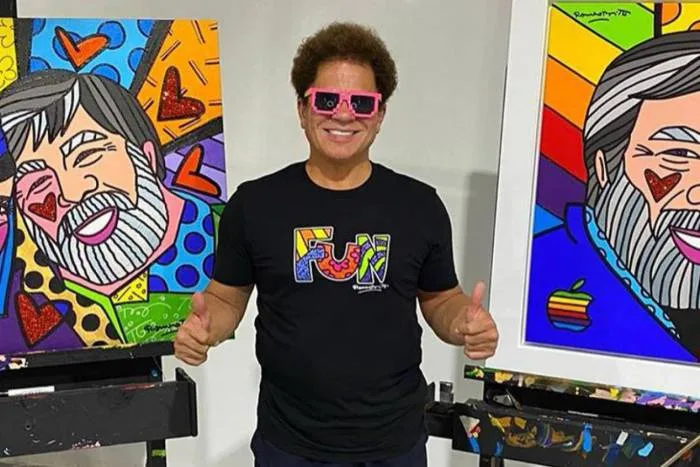 Romero Britto se pronuncia sobre vídeo: 'a internet é injusta'