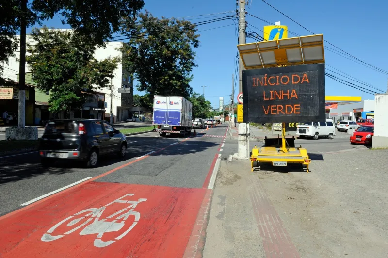 Início da Linha Verde Enseada do Suá