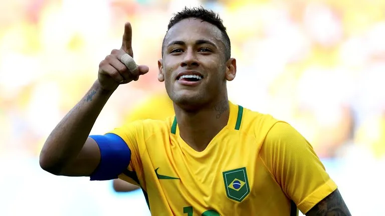 Neymar celebra segunda chance para ganhar o ouro olímpico após prata em Londres