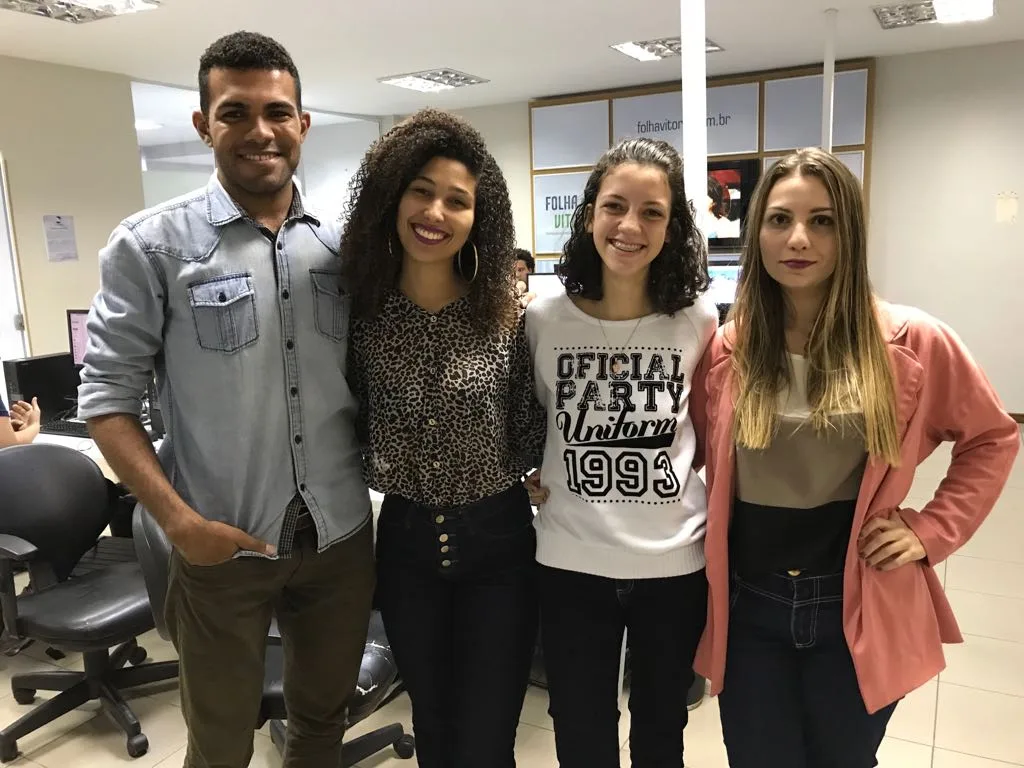 Estudantes vivenciam experiência na redação do Folha Vitória e produzem conteúdo especial