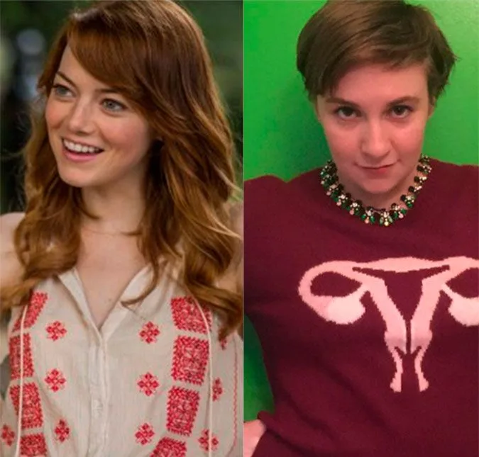 Emma Stone e Lena Dunham não estão dispostas a serem chamadas por apelidos fofinhos!