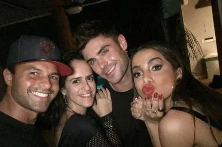 Anitta e Zac Efron teriam trocado beijos calientes em festa