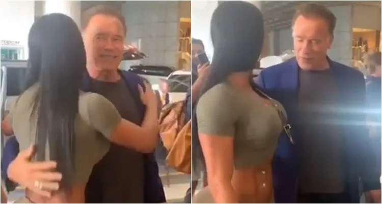 Após encontro com Schwarzenegger, Belo faz declaração para Gracyanne