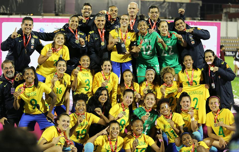 Seleção feminina sub-20 é campeã sul-americana com massacre e campanha 100%