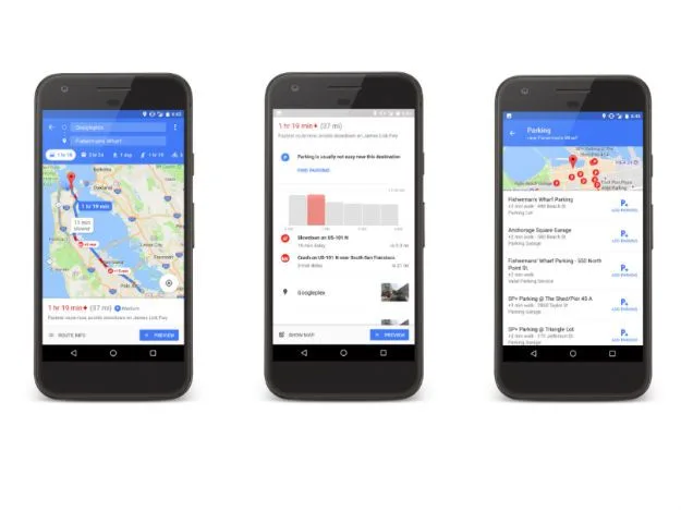 Recurso do Google Maps ajuda motoristas a encontrar vagas para estacionamento