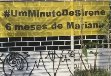 Manifestantes realizam ato simbólico pela internet para lembrar seis meses da tragédia em Mariana