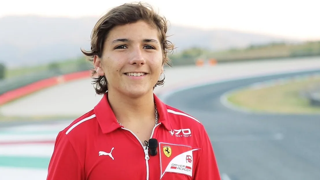 Na Academia Ferrari, Enzo Fittipaldi já sonha com carreira na Fórmula 1