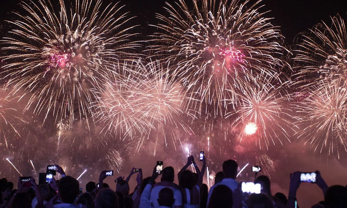 Queima de fogos na praia de Copacabana, Réveillon Rio 2019