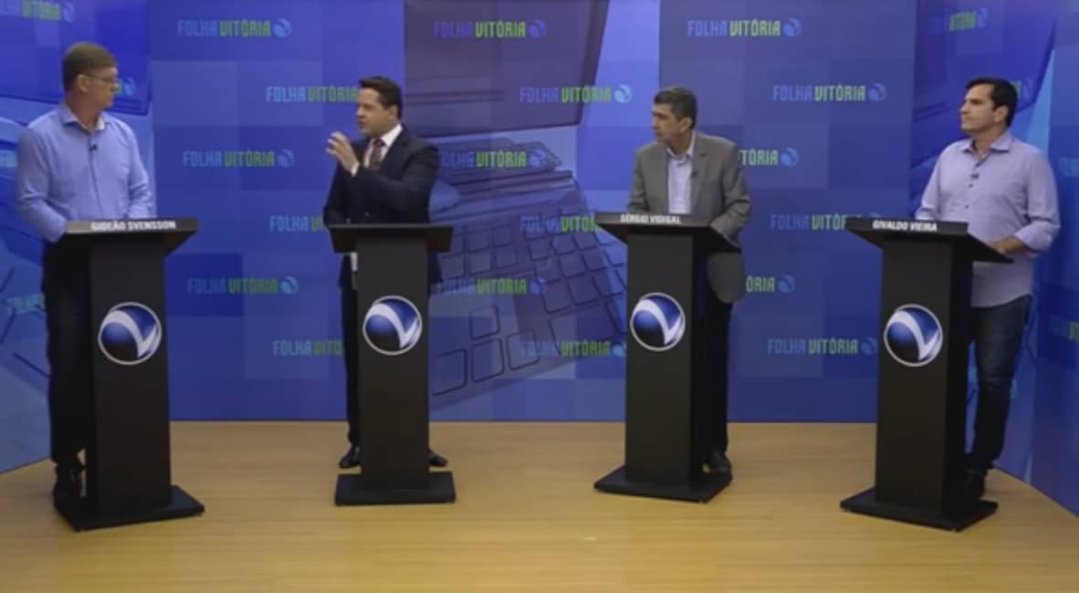 Gideão e Givaldo atacam polarização de Vidigal e Audifax em debate da Serra