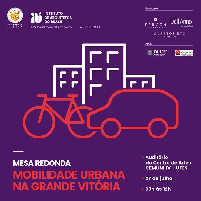 Evento debate mobilidade urbana nesta sexta-feira em Vitória