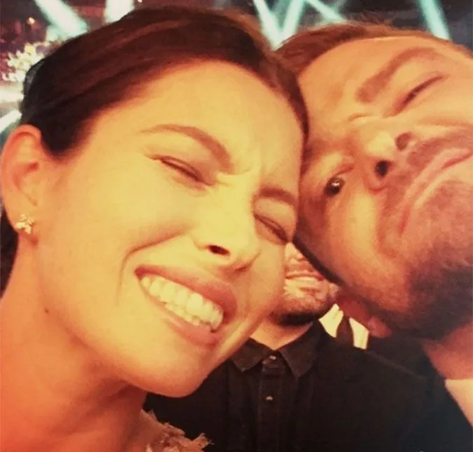 Jessica Biel e Justin Timberlake aparecem juntinhos em clique raro!