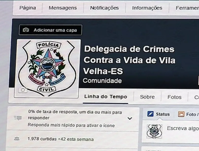 Delegacia de Vila Velha recorre às redes sociais para solucionar crimes