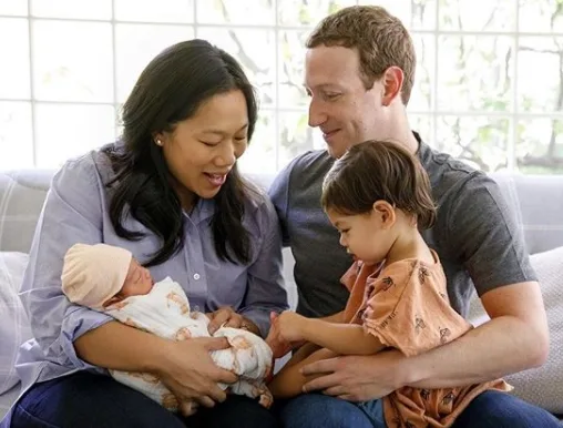 Nasce a segunda filha de Mark Zuckerberg, criador do Facebook