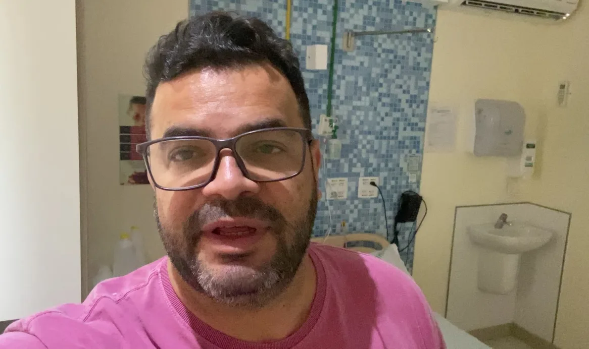 Apresentador da TV Vitória agradece o carinho e as preces por recuperação da covid-19