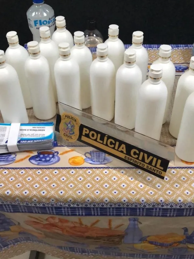 Fábrica clandestina de álcool em gel em Marataízes é fechada