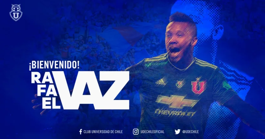 Flamengo fecha acordo e Rafael Vaz é do Universidad de Chile