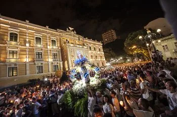 Vias interditadas no Centro de Vitória para a Romaria dos Homens neste sábado