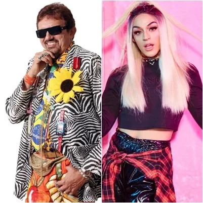 Falcão sobre Pabllo Vittar: 'apareceu criatura para cantar mais ruim do que eu'