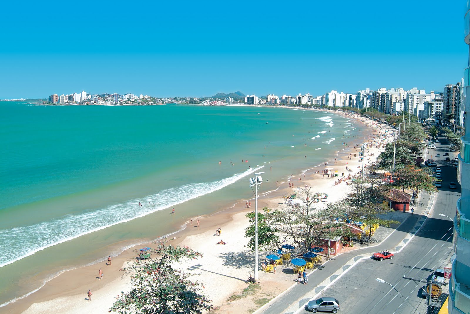 Praia do morro em Guarapari