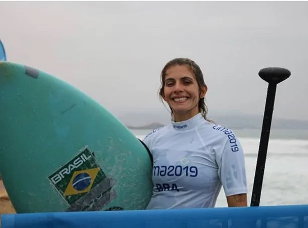 Nicole Pacelli já tem pódio garantido no Pan, mas quer ouro nas ondas peruanas