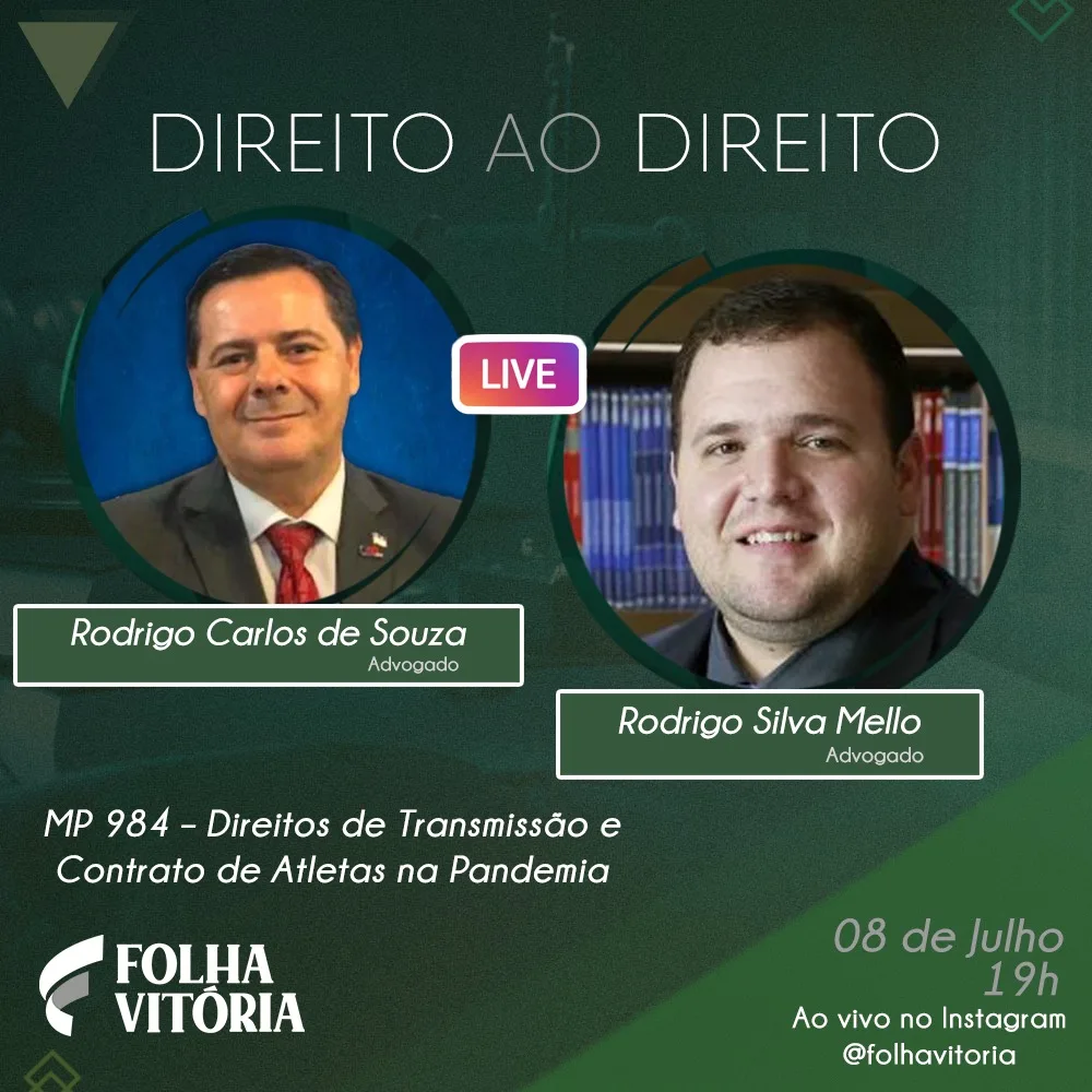 Lives desta quarta falam sobre técnicas de vendas, logística e contratos de atletas