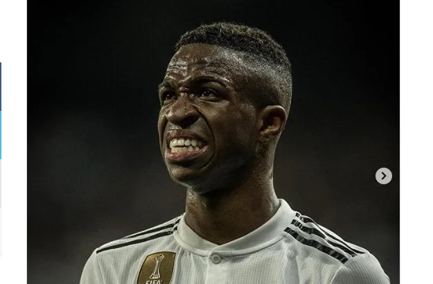 Real Madrid confirma que Vinicius Junior rompeu ligamentos do tornozelo direito