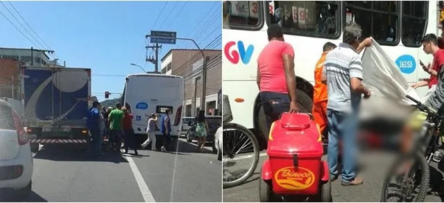 Motociclista morre após cair embaixo de ônibus em Vila Velha