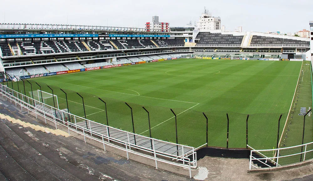 SANTOS – SP – 24/04/2015 – ESTÁDIO URBANO CALDEIRA (VILA BELMIRO) – Visão geral – Foto: Ricardo Saibun/DiarioSP