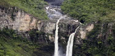 Alto Paraíso (GO) – Vista dos Saltos do Rio Preto, a partir do Mirante da Janela, área que faz parte da proposta de ampliação do Parque Nacional da Chapada dos Veadeiros (Marcelo Camargo/Agência Brasil)