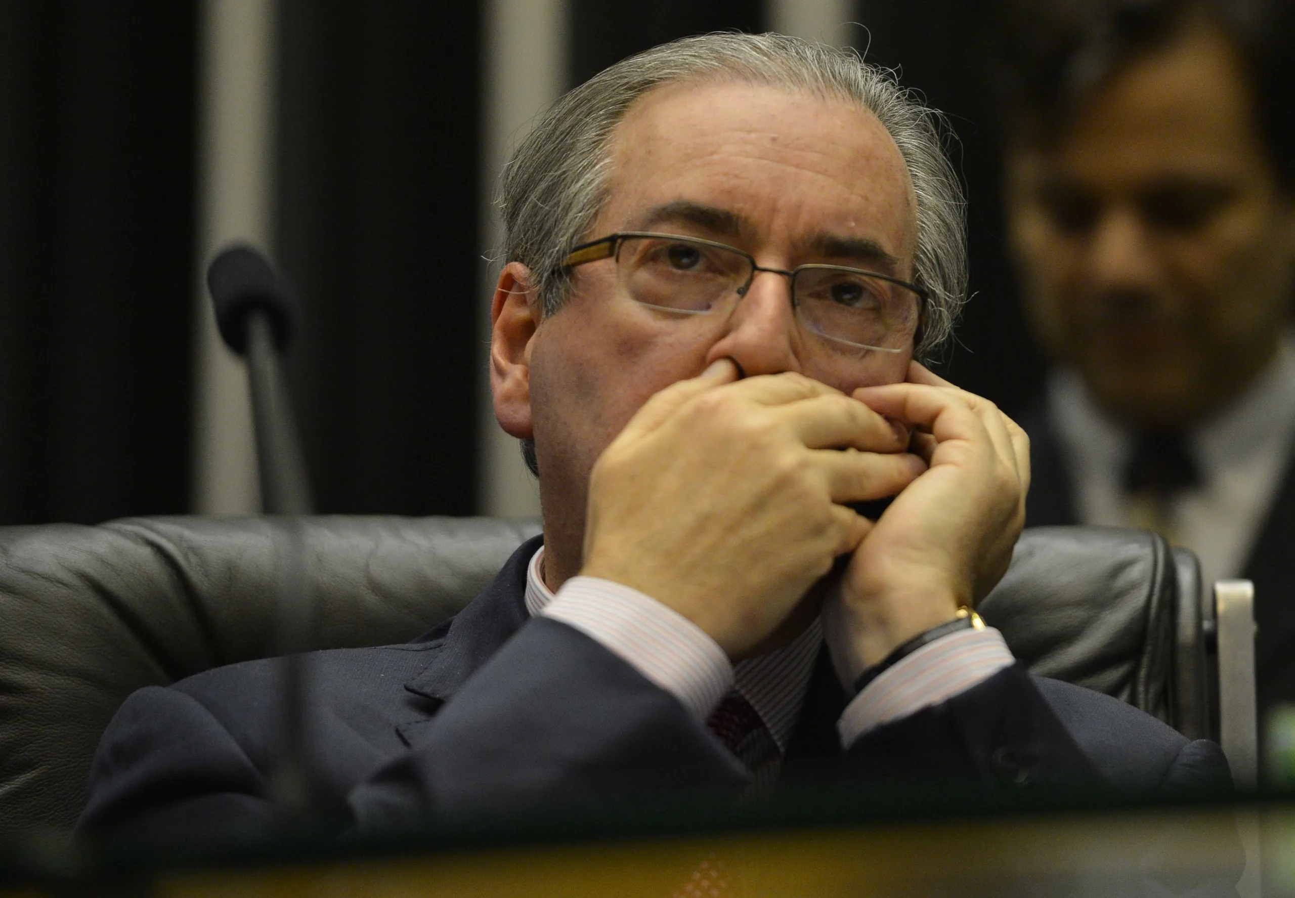 Brasília – O presidente da Câmara dos Deputados, Eduardo Cunha, durante sessão plenária da Casa (José Cruz/Agência Brasil)